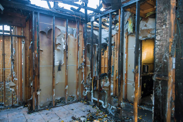 Professional Fire Damage Removal technician working in Waterford Works, NJ